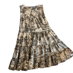 Black and Cream Skirt